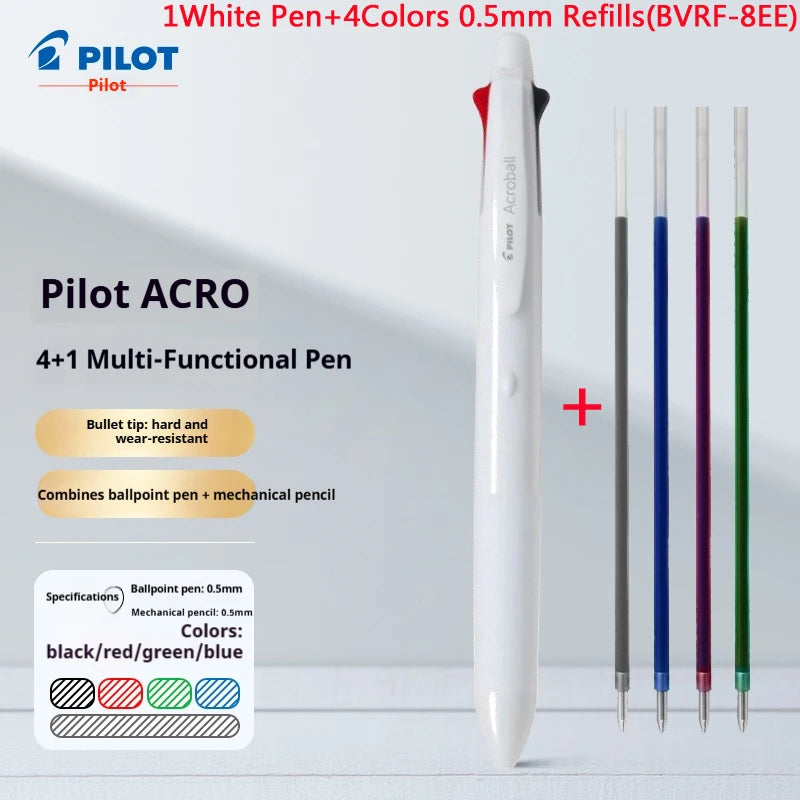 CowLost | product_id-pilot-acroball-4-color-multi-pen-with-0-5-0-7mm-mechanical-pencil-smooth-ink-writing-tool |27
