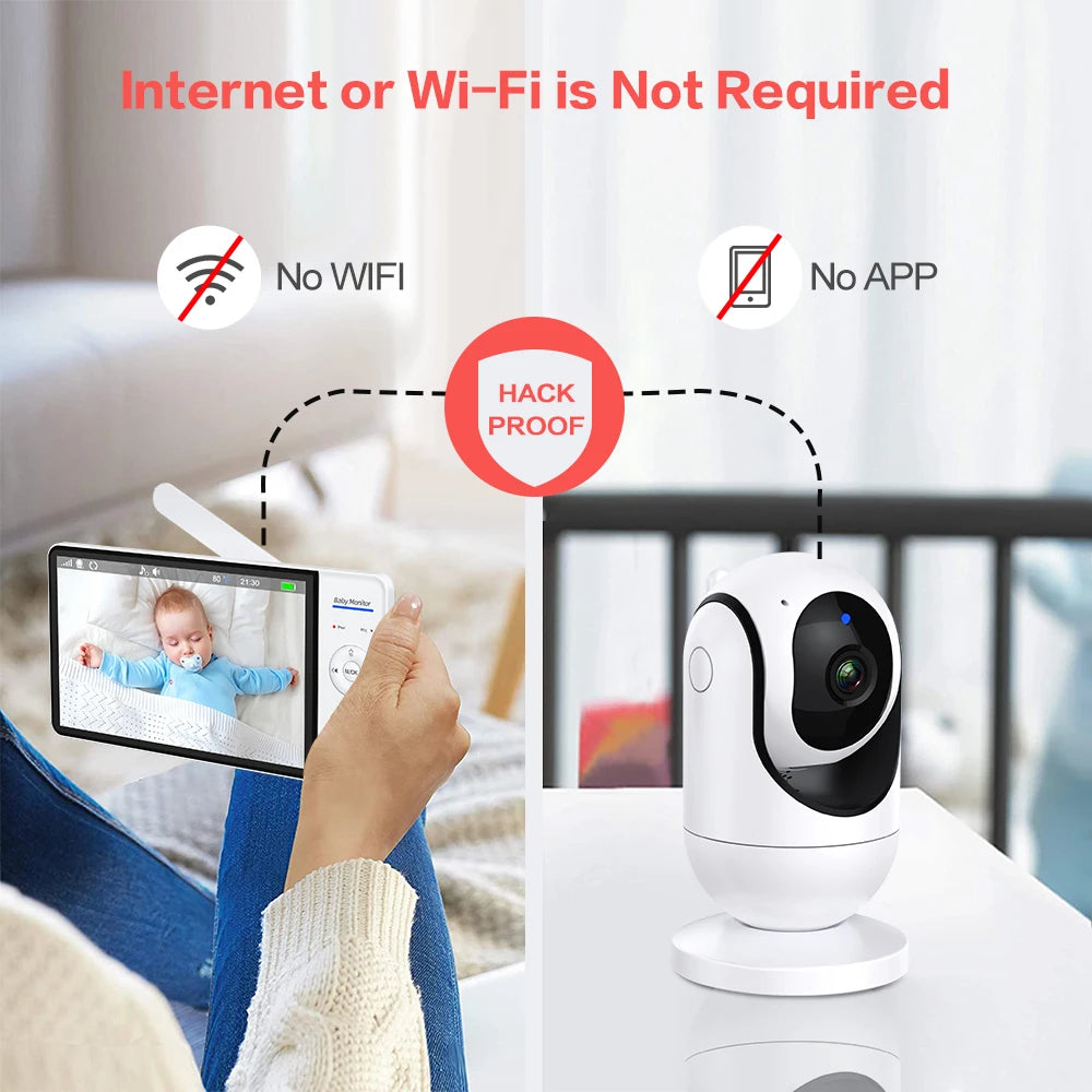 CowLost | video-baby-monitor-7-1080p-hd-large-display-4x-zoom-tf-card-slot-feeding-timer-2-way-audio-security-camera-babysitter-abm780 |15