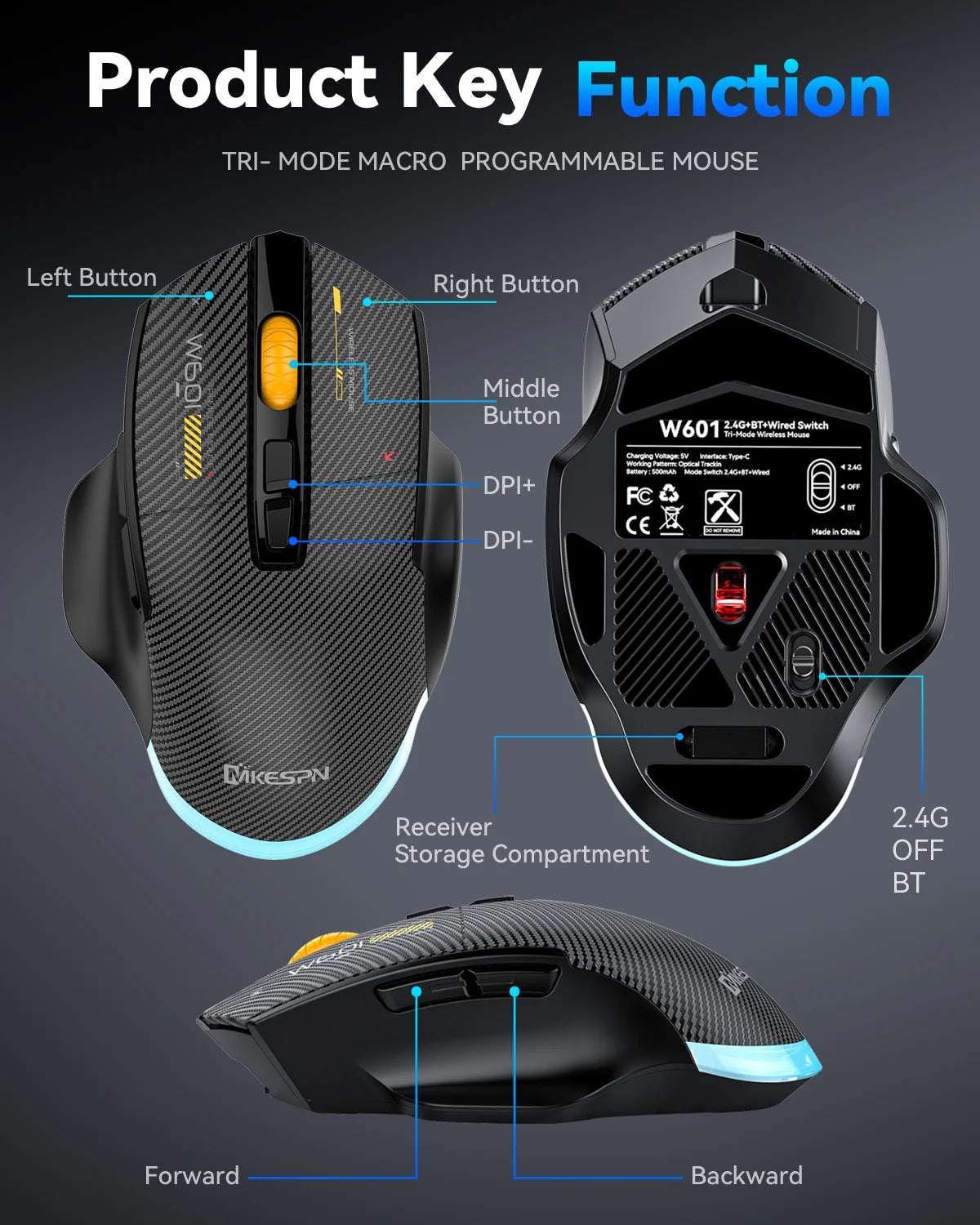 CowLost | product_id-jomaa-bluetooth-wireless-gaming-mouse-12800-dpi-rgb-7-programmable-buttons-rechargeable-for-pc-laptop |9