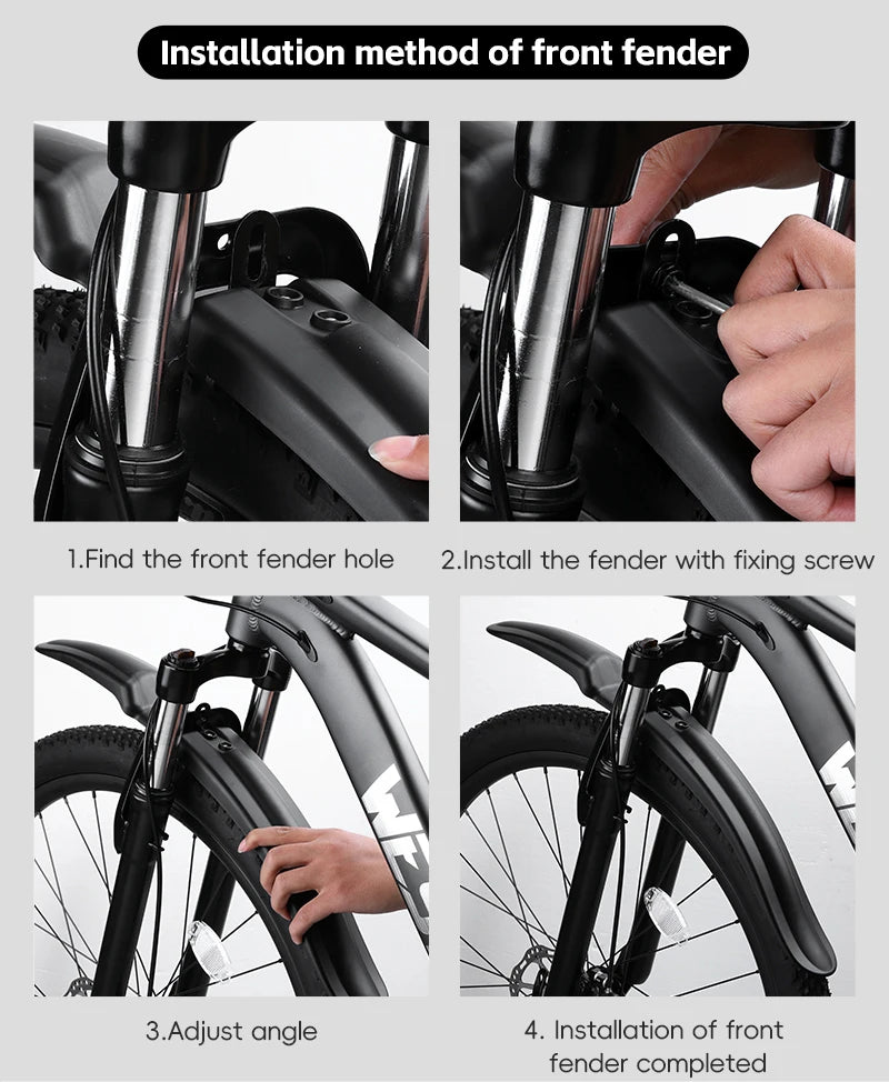 CowLost | sporting-goods-west-biking-reflective-high-toughness-bicycle-fender-for-26-27-5-inch-mtb |29