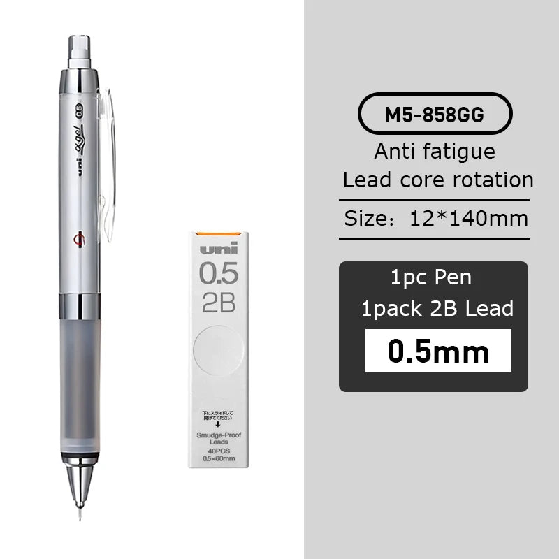 CowLost | product_id-japanese-uni-m5-858gg-kuru-toga-0-5mm-mechanical-pencil-soft-grip-smooth-writing |16