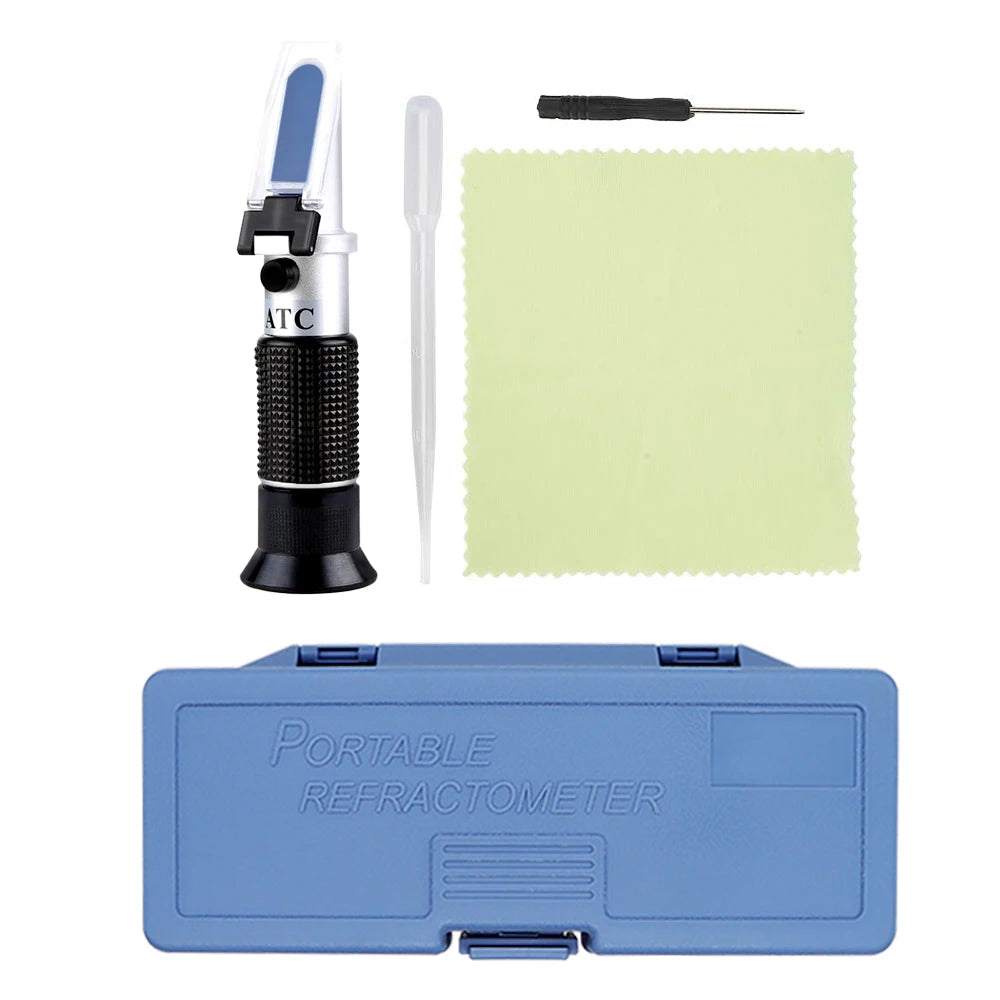 Car Antifreeze Refractometer Battery Fluid Freezing Point Tester Coolant Meter