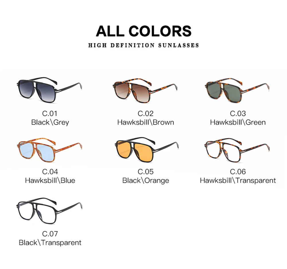 CowLost | earmuffs-vivibee-retro-gradient-brown-aviator-sunglasses-uv400 |13