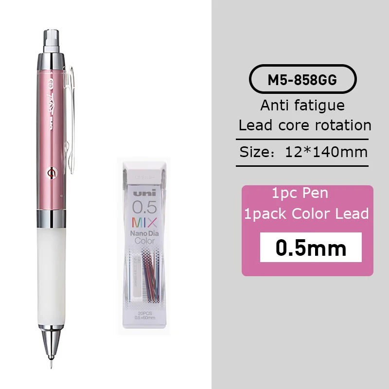 CowLost | product_id-japanese-uni-m5-858gg-kuru-toga-0-5mm-mechanical-pencil-soft-grip-smooth-writing |25