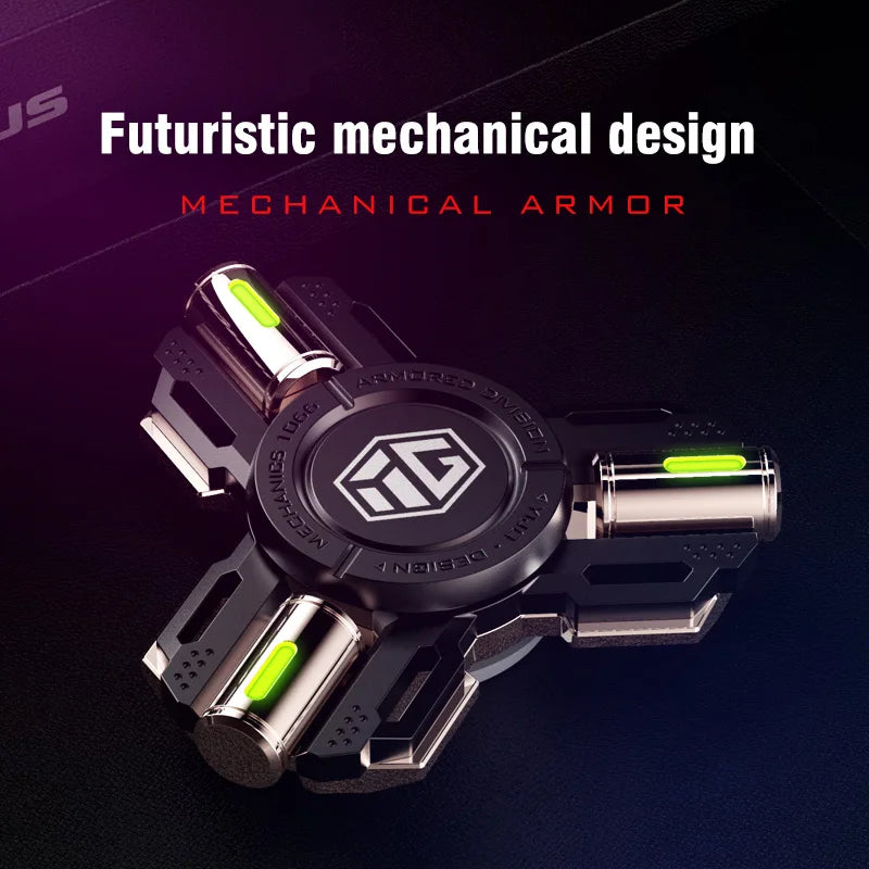 CowLost | permanent-glow-fidget-spinner-hand-spinner-alloy-material-long-rotation-high-speed-edc-child-adult-adhd-stress-relief-toy-gifts |3