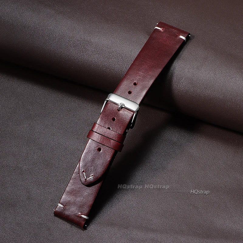 CowLost | product_id-vintage-genuine-leather-watch-strap-for-samsung-galaxy-18-24mm-brown-black |10