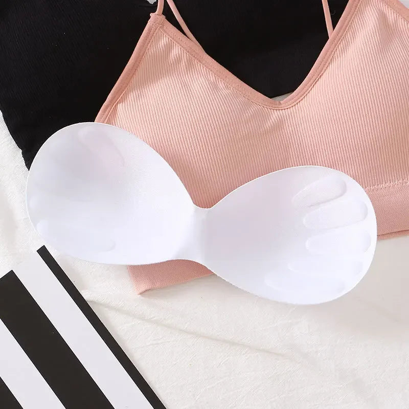 CowLost | non-wire-seamless-bras-for-women-wire-free-underwear-female-sexy-lingerie-push-up-bra-sports-solid-brassiere-padded-bralettes |4