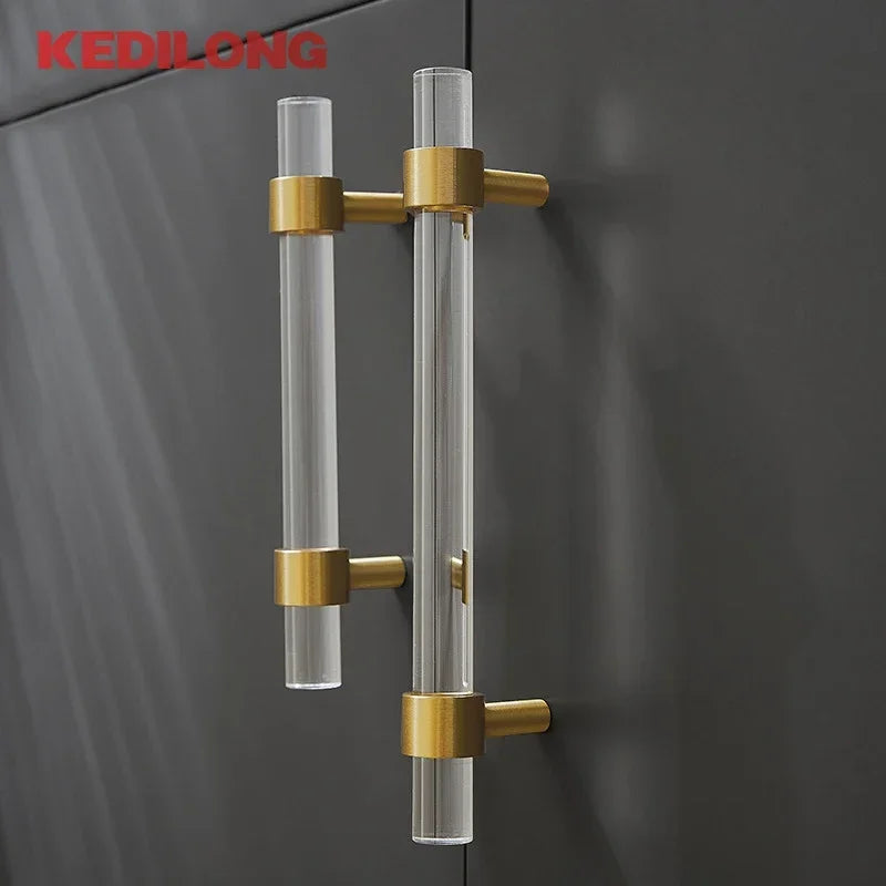 CowLost | kedlo-modern-minimalist-acrylic-brass-long-handle-furniture-hardware |3