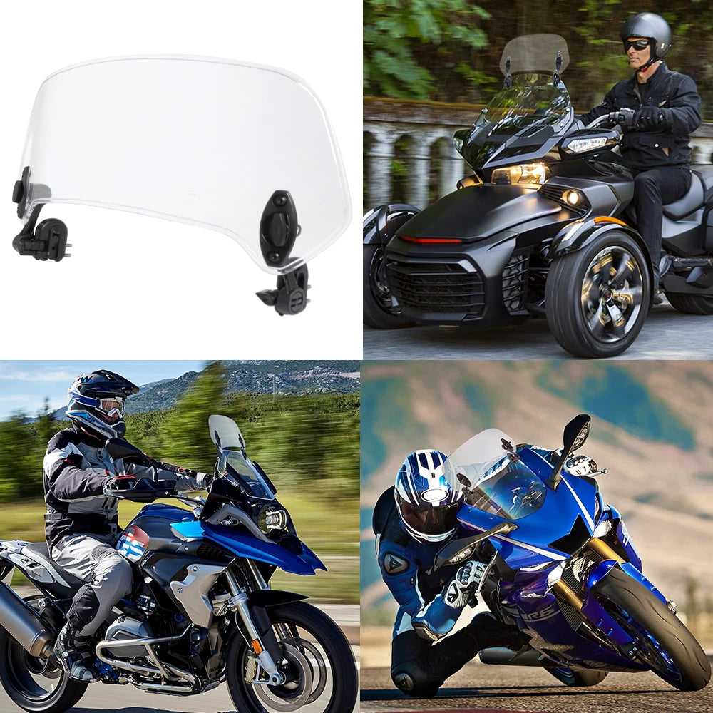 CowLost | product_id-adjustable-clamp-on-windshield-extension-spoiler-for-all-motorcycles |8