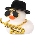 CowLost | product_id-white-rubber-duck-car-dashboard-ornament-with-cowboy-hat-and-swim-ring-necklace |13