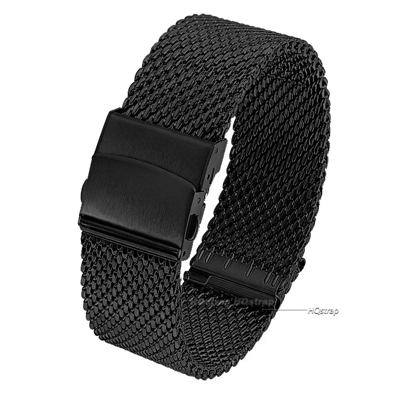 CowLost | product_id-universal-stainless-steel-milanese-mesh-watch-strap-12-24mm-with-folding-buckle-for-dw-1-0mm-0-6mm-mesh |16