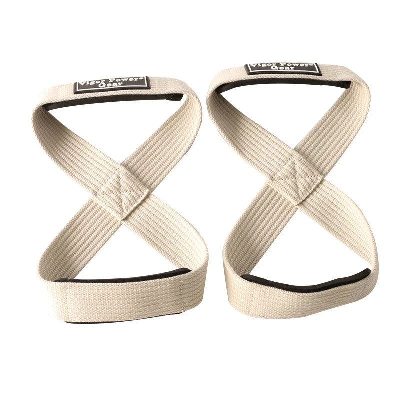 CowLost | sporting-goods-power-grip-powerlifting-figure-8-gym-wrist-straps-cross-training |12