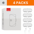 4PCS/2PCS USB Rechargeable Motion Sensor LED Night Light with 8 Effects and 3 Modes, Magnetic Dual-Sided Lamp for Stairway and Bedroom