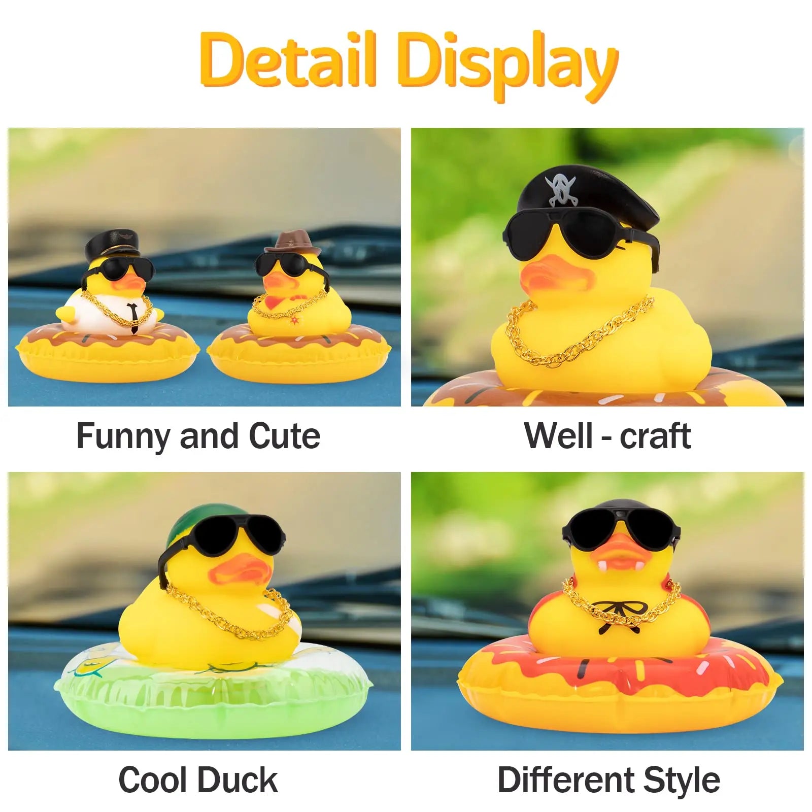 CowLost | product_id-cowboy-duck-rubber-dashboard-ornament-car-decoration |2
