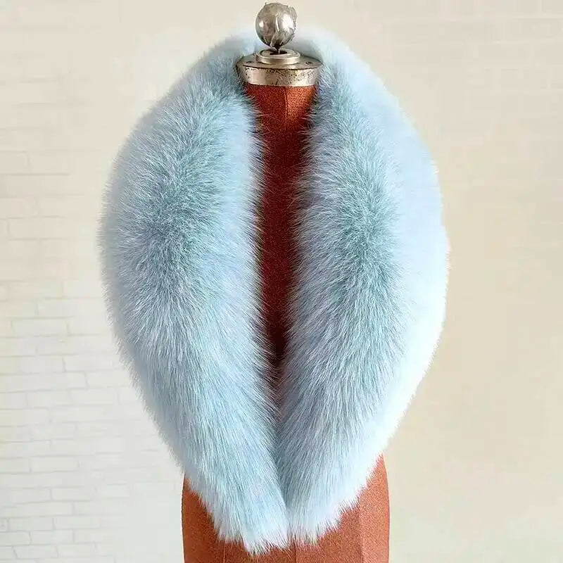CowLost | fur-collar-women-fashion-autumn-winter-warm-shawl-large-size-neck-warmer |30
