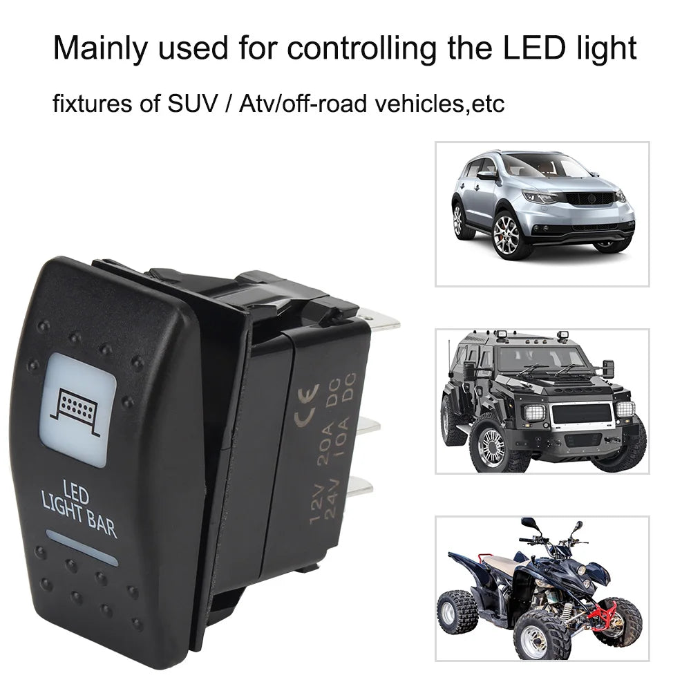 CowLost | product_id-can-am-maverick-commander-rear-front-led-rocker-switch-light-bar-horn-dc12-24v-utv-for-polaris |6