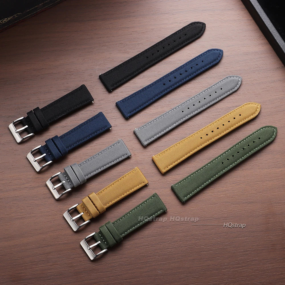 CowLost | product_id-hqstrap-waterproof-two-sided-nylon-sailcloth-quick-release-watch-strap-20mm-22mm |4
