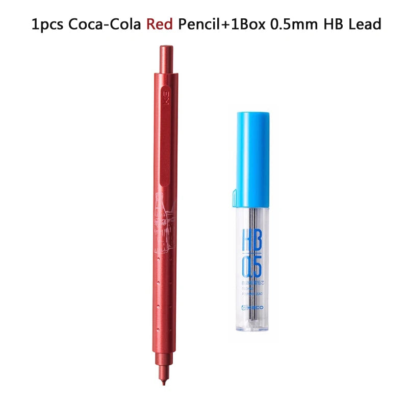 CowLost | product_id-kaco-coca-cola-rocket-0-5mm-mechanical-pencil-with-bubble-lines-break-resistant-hb-lead-smooth-writing |23