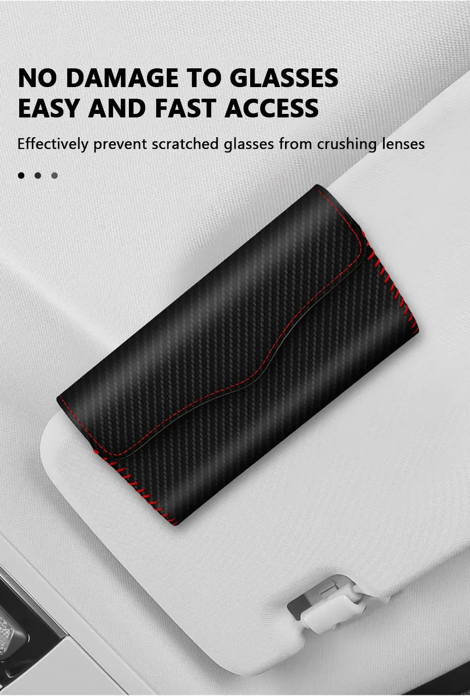 CowLost | product_id-car-sun-visor-sunglasses-holder-organizer-suede-leather-case |14