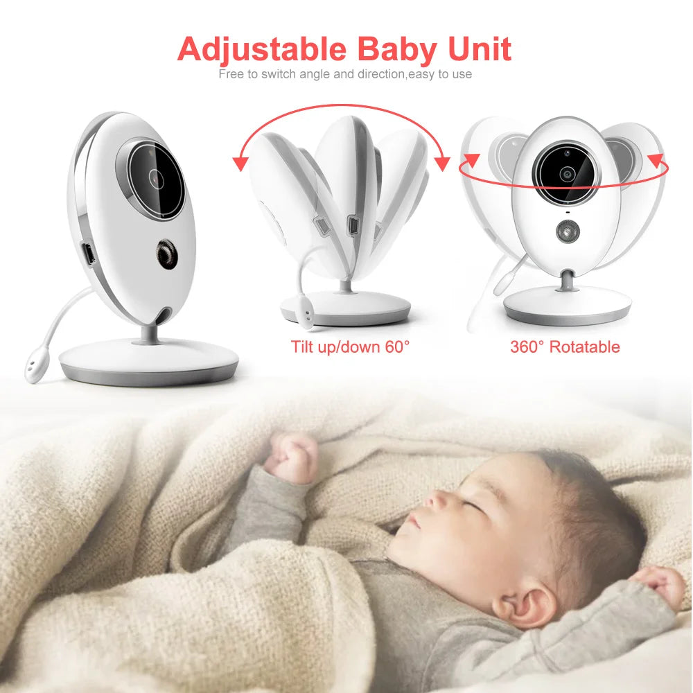 CowLost | wireless-lcd-audio-video-baby-monitor-vb605-radio-nanny-music-intercom-ir-24h-portable-baby-camera-baby-walkie-talkie-babysitter |4