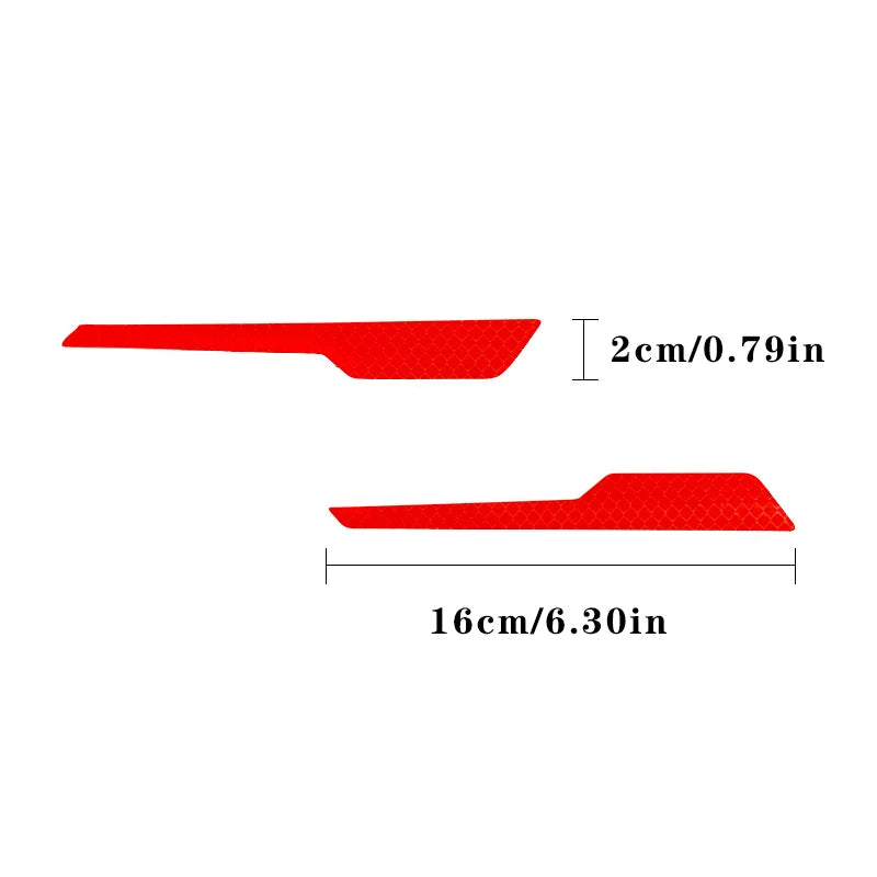 CowLost | product_id-2pcs-car-rear-bumper-reflective-safety-strip-stickers |2