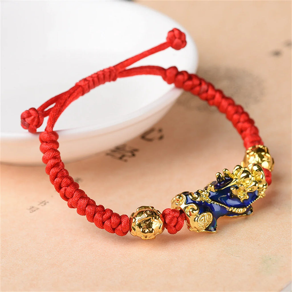 Feng Shui Pixiu Changing Color Prayer Beads Bracelet for Men and Women