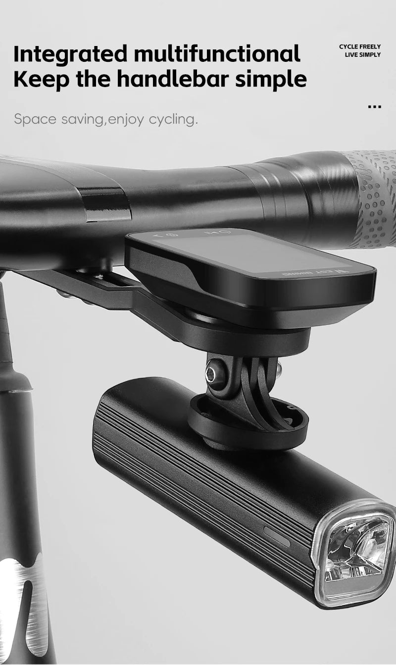 CowLost | west-biking-bicycle-computer-bracket-integrated-molding-bike-light-holder-for-garmin-bryton-bracket-mtb-road-bike-accessories |11