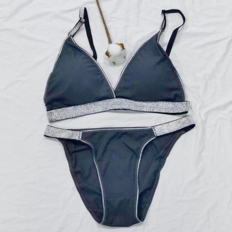 CowLost | product_id-women-s-push-up-padded-non-wire-bra-low-waist-briefs-set-solid-color |8