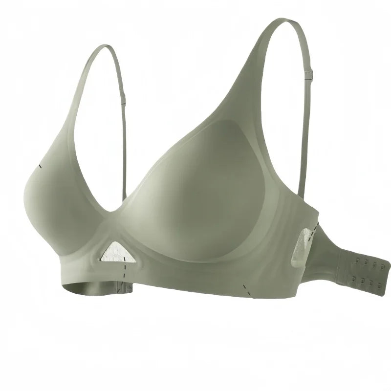 CowLost | product_id-womens-seamless-wire-free-push-up-bra-bralette-with-removable-pads-u-back-s-xl |6