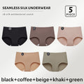 CowLost | product_id-5pcs-seamless-ultra-thin-high-elastic-mulberry-silk-womens-briefs |14