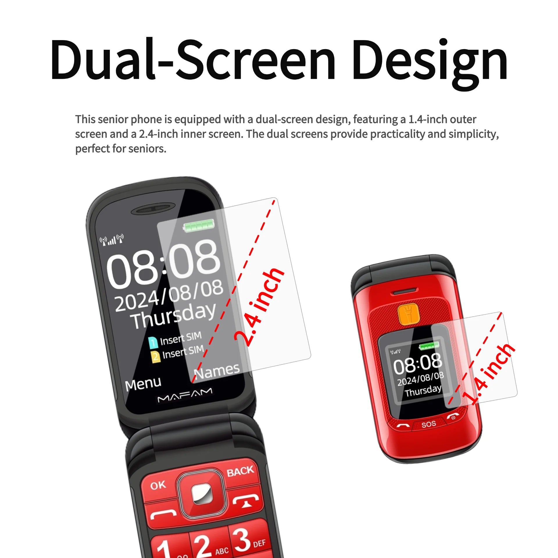 CowLost | mafam-f899-small-cover-folded-elderly-mobile-phone-for-seniors |5