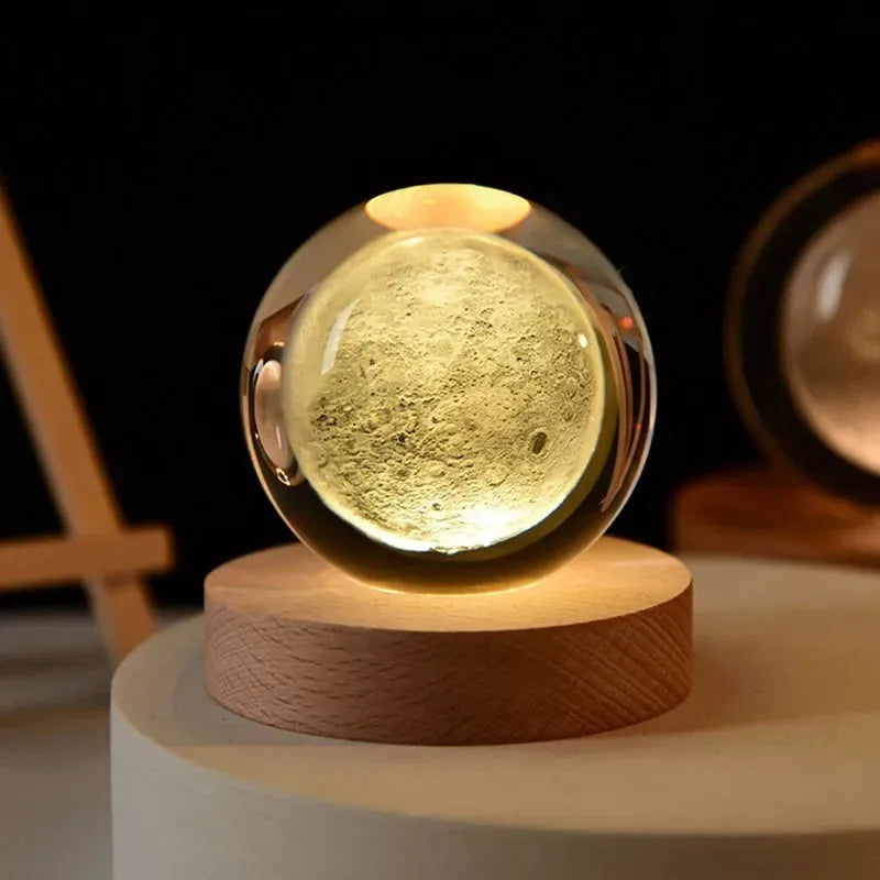 CowLost | product_id-6cm-3d-crystal-ball-led-solar-system-planets-moon-astronaut-decoration |6