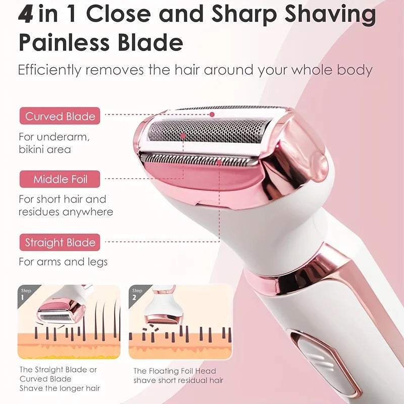 CowLost | product_id-4-in-1-portable-electric-womens-painless-razor-hair-trimmer |8