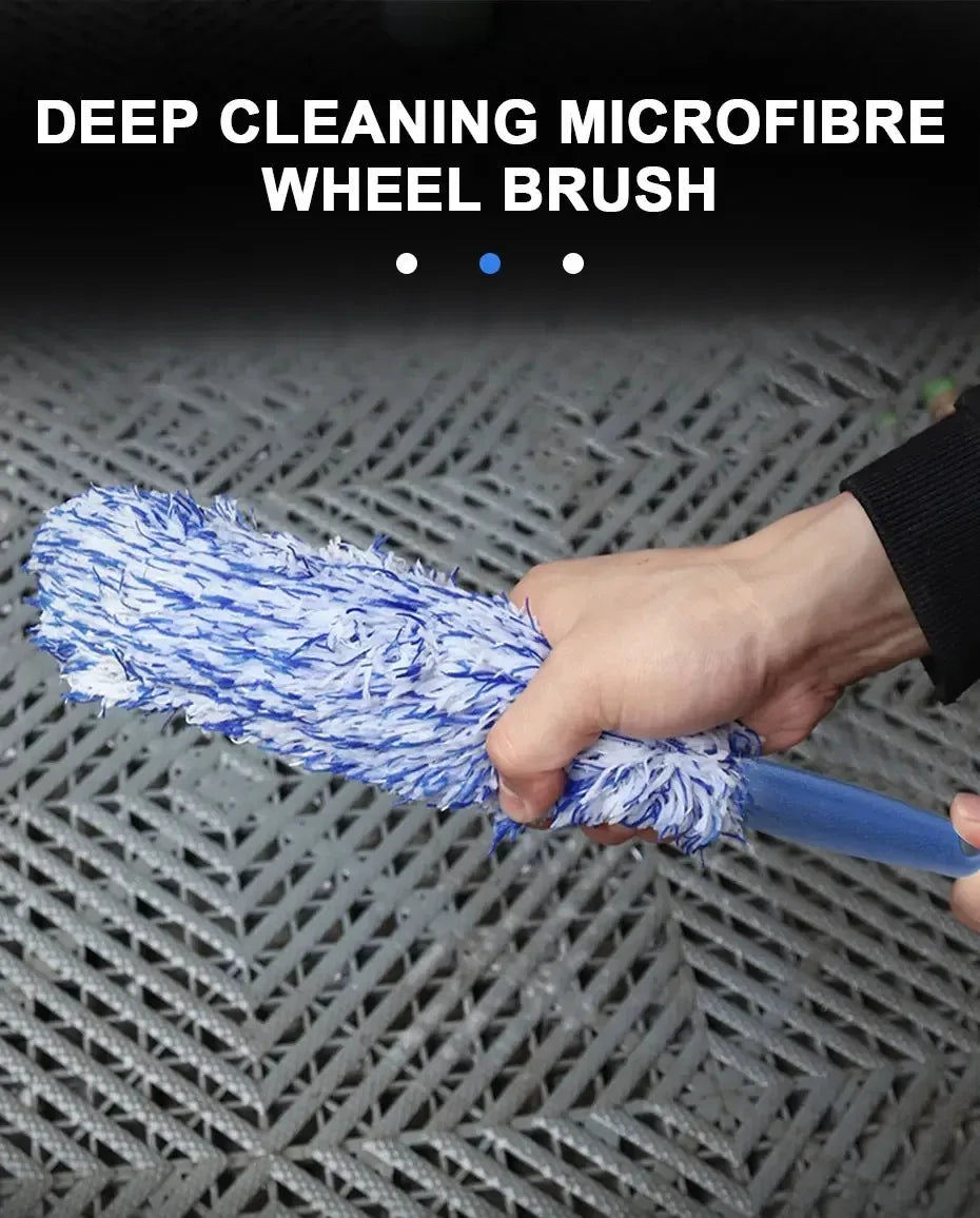 CowLost | car-valeting-detailing-product_id-portable-car-wheel-tire-rim-cleaning-brush-plush-hub-dust-removal-tool |9