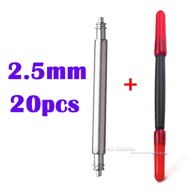 CowLost | product_id-20pcs-stainless-steel-watch-band-spring-pins-1-5-2-5mm-for-16-26mm-bands |13