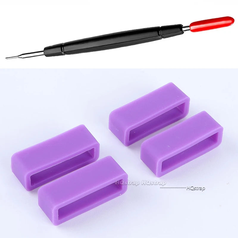 CowLost | product_id-4pcs-silicone-watch-band-keepers-security-rings-16-26mm-strap |19