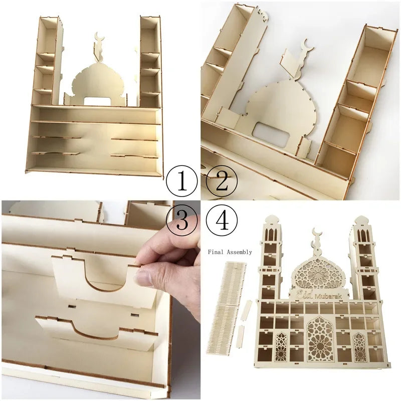 CowLost | ramadan-kareem-countdown-calendrier-wooden-eid-mubarak-ornament |7
