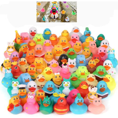 CowLost | product_id-10-100pcs-rubber-duck-bulk-floater-toy-for-jeep-ducking-party-favors |1