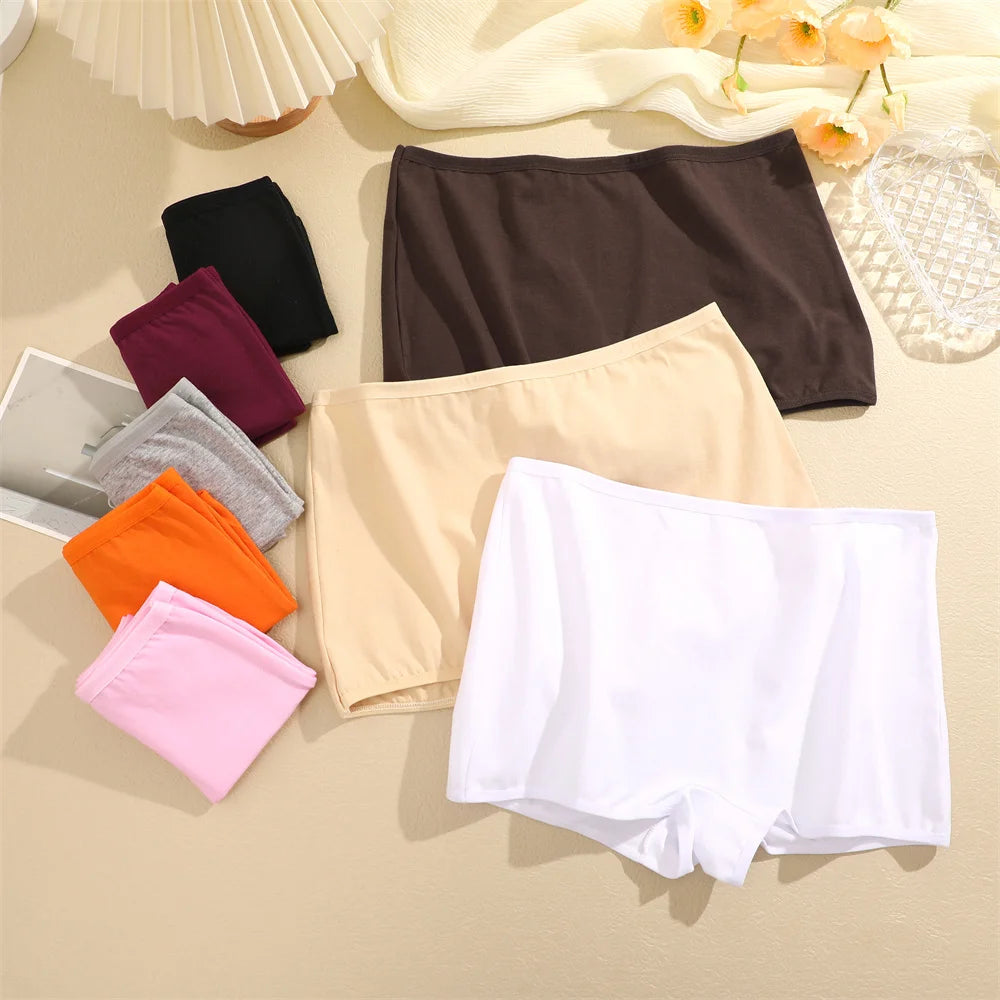 CowLost | activewear-pants-3pcs-women-cotton-low-rise-boyshort-panties-set-sexy-seamless |7