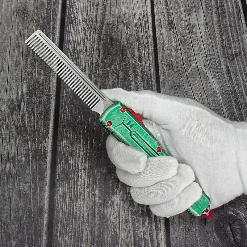 CowLost | tools-ut-tactical-custom-otf-beard-comb-pocket-edc-tool |12