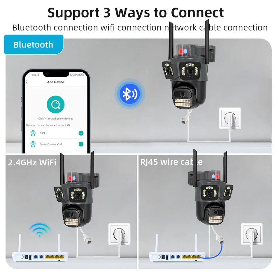 CowLost | product_id-vesafe-outdoor-wifi-3-lens-ptz-security-camera-1080p-hd-auto-tracking-cctv |10