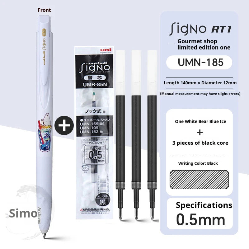 CowLost | product_id-japan-uni-mitsubishi-umn-185-food-museum-collab-0-5mm-gel-pen-ultra-smooth-for-school-collectors-gift |58