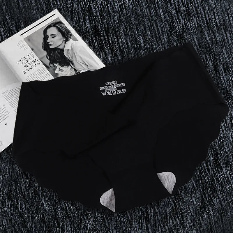 CowLost | product_id-3pcs-seamless-ice-silk-low-waist-womens-briefs-m-xl-invisible-underwear |9