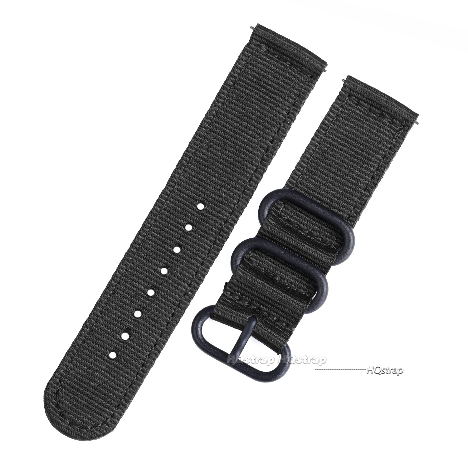 Woven Nylon Sport Watch Strap 18mm-24mm for Seiko, Amazfit, Samsung Galaxy 4/5/6