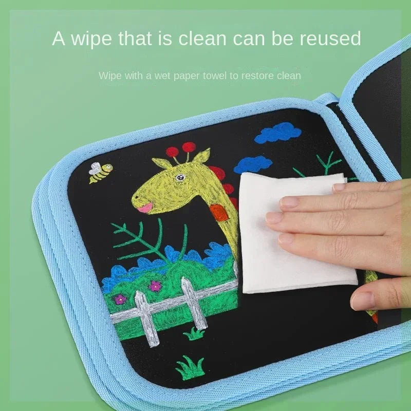 CowLost | product_id-6-page-erasable-magic-drawing-board-portable-kids-coloring-book |11