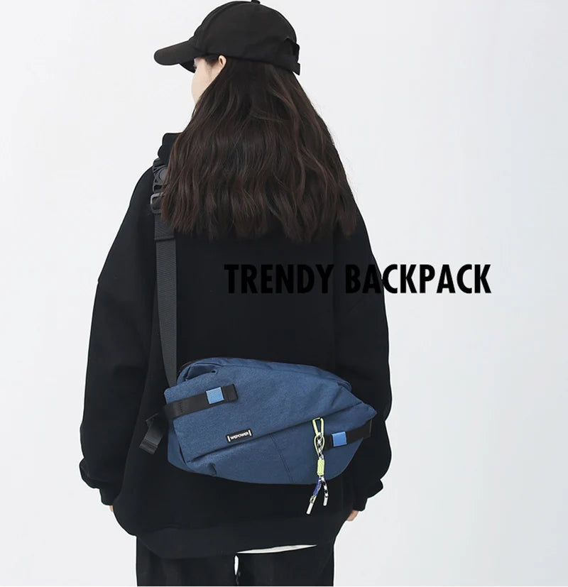 CowLost | uncategorized-high-quality-nylon-panelled-waist-packs-unisex-chest-crossbody-bag |11