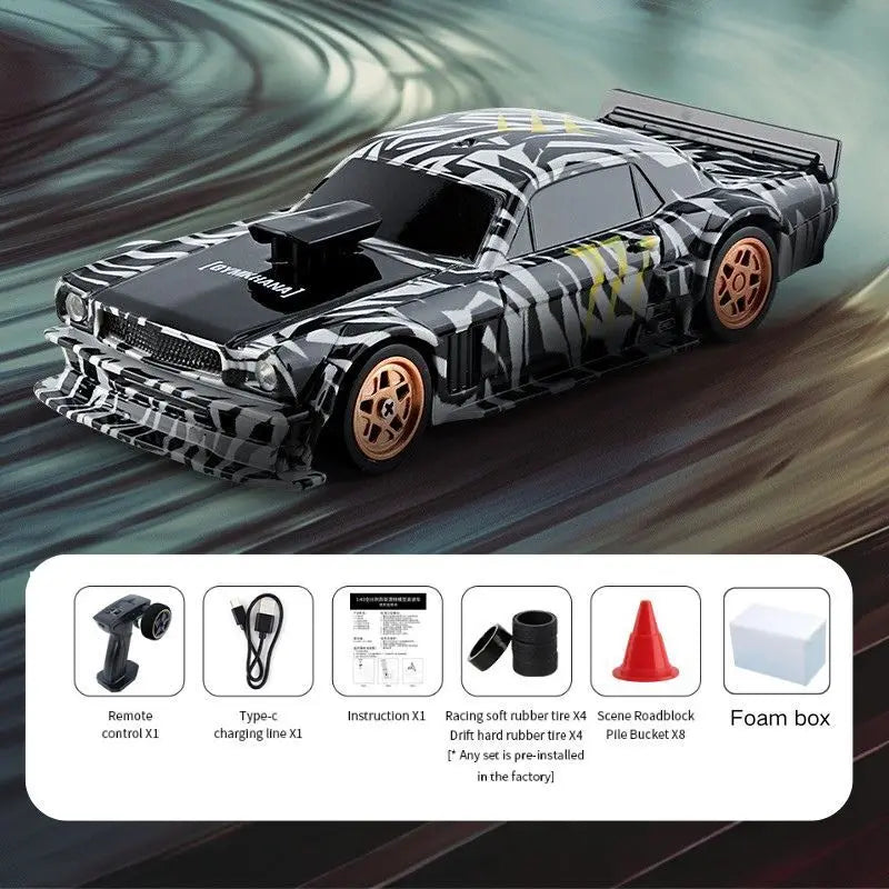 CowLost | fencing-barriers-2-4g-1-64-scale-4wd-remote-control-drift-car-with-gyroscope |22