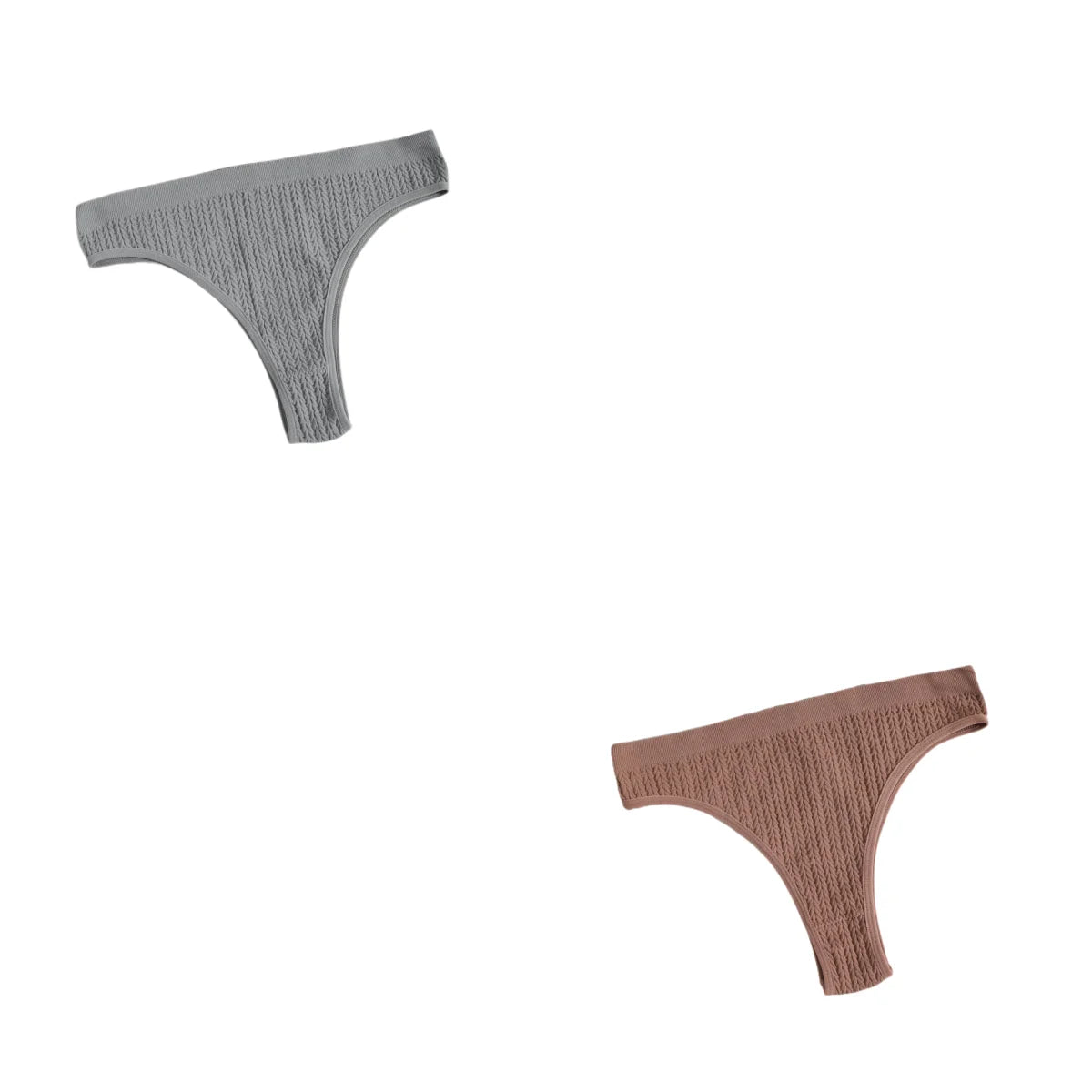 CowLost | product_id-2pcs-womens-seamless-low-rise-solid-briefs-m-xl |14