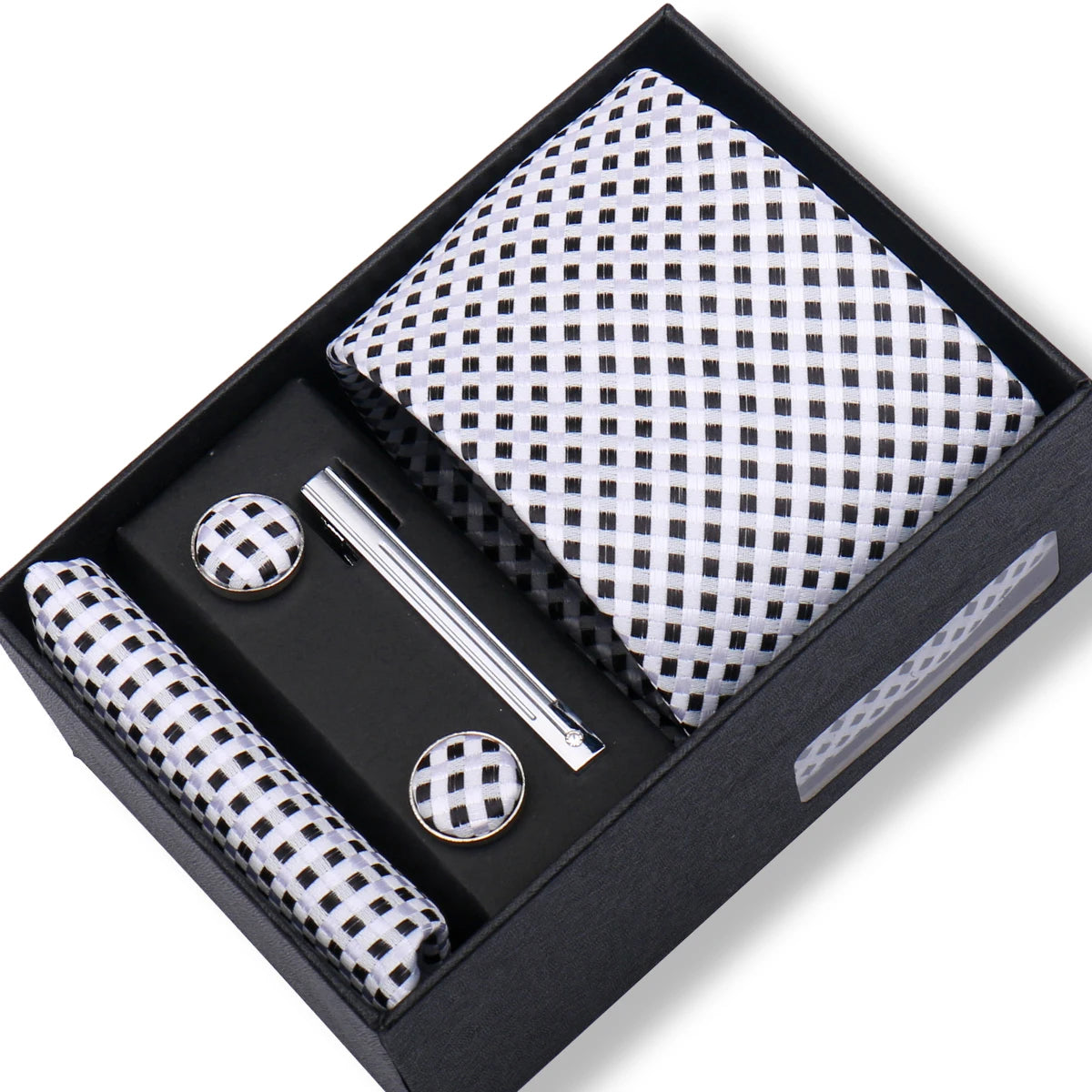 CowLost | tie-men-with-box-top-quality-business-ties-hanky-cufflink-set |56