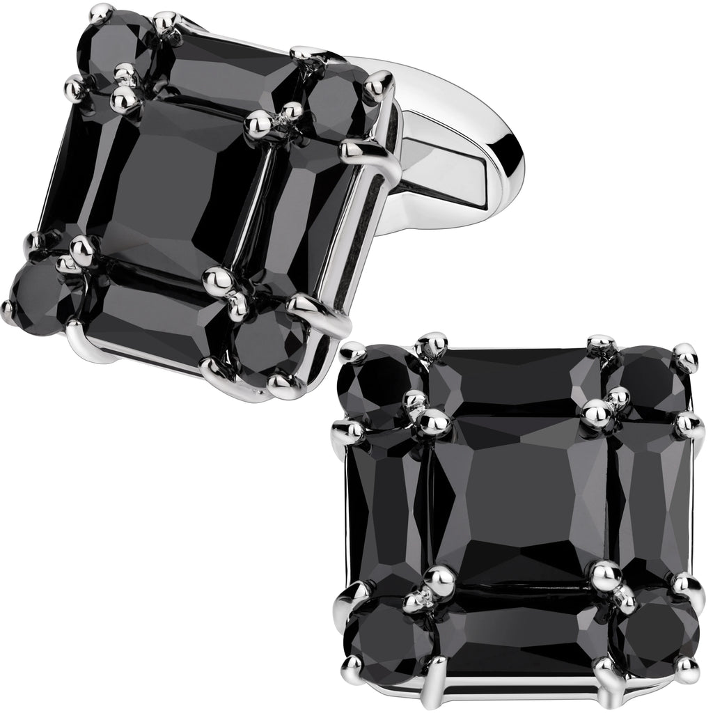 CowLost | clothing-accessories-trendy-zircon-square-cufflinks-for-men |10